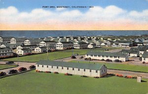 Fort Ord, CA USA Monterey Military Camp Unused 