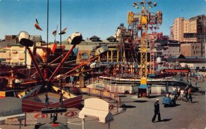 Postcard Nu-Pike Amusement Area in Long Beach, California~127818