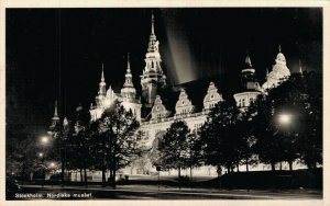 Sweden Stockholm Nordiska Muséet RPPC 06.62