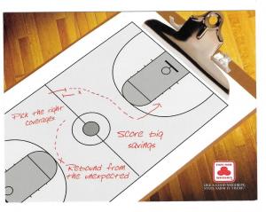 Advertising Postcard State Farm Insurance Basketball Game 