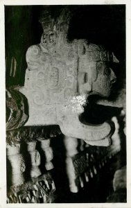 RPPC Mayan Queen of Uxmal Yucatan Mexico Sculpture Pyramid of the Magician