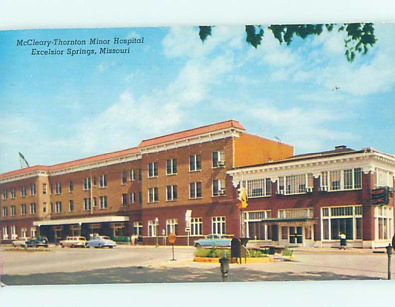 Pre-1980 HOSPITAL SCENE Excelsior Springs - Near Kansas City Missouri MO W3043