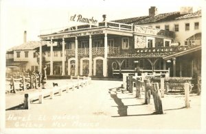 Postcard RPPC 1940s New Mexico Gallup Hotel El Rancho occupation NM24-1779