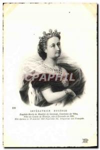 Postcard Old Imperatrice Eugenie Countess of Teba Montijo Guzman