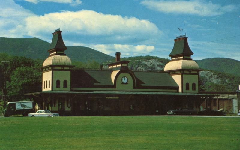 NH - North Conway. Railroad Station