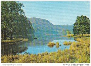 England Cumbria Loughrigg Fall and Lower End Of Rydal Water