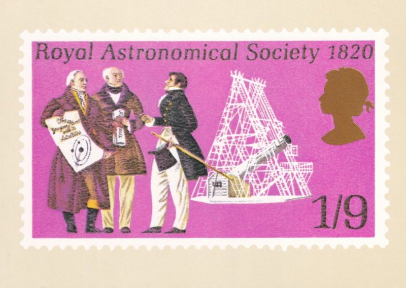 Navigation & Astronomy London Exhibition Stamp Souvenir Postcard