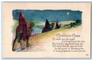 Eugene Oregon OR Postcard Christmas Shepherds Star  1921 Posted Vintage