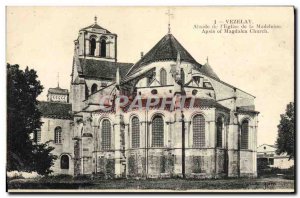 Postcard Old Vezelay Apse of L & # 39Eglise Madeleine