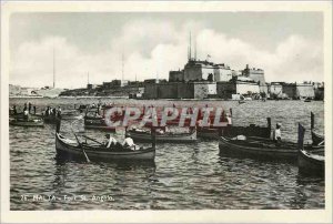 Old Postcard Malta Fort St Angelo