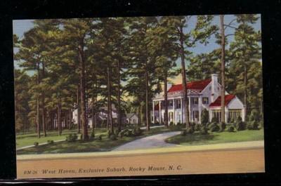 North Carolina colour PC West Haven, Exclusive Suburb, Rocky Mount, unused