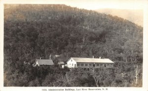 Lost River Reservation 1935 RPPC Real Photo Postcard Administration Buildings