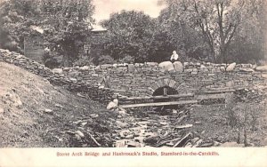 Stone Arch Bridge & Hasbrouck's Studio in Stamford, New York