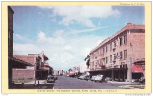 Marion Avenue , Business District , PUNTA GORDA , Florida , 1940s