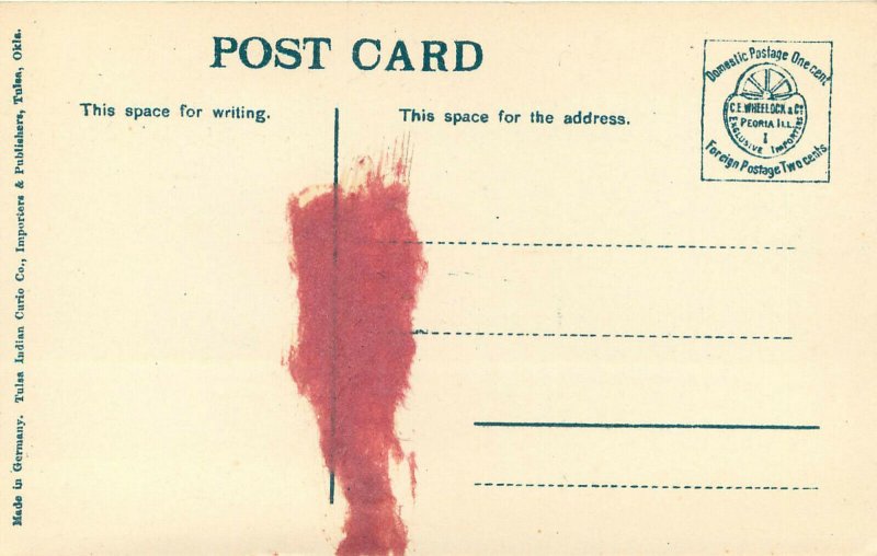 Wheelock Postcard Brick Plant Tulsa OK 2141
