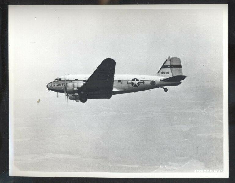 U.S. AIR FORCE DOUGLAS C-47 ANDREWS AFB MARYLAND REAL PHOTO PHOTOGRAPH