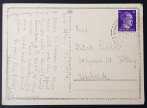 GERMANY THIRD 3rd REICH ORIGINAL POSTCARD WEHRMACHT MOUNTAIN INFANTRY