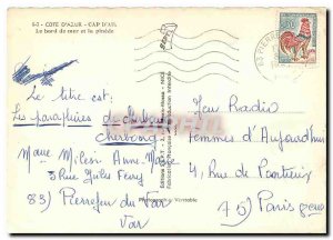 Postcard Modern French Riviera Cap d'Ail The sea and the pinewood