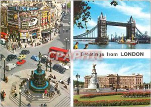 Modern Postcard Greeting from London