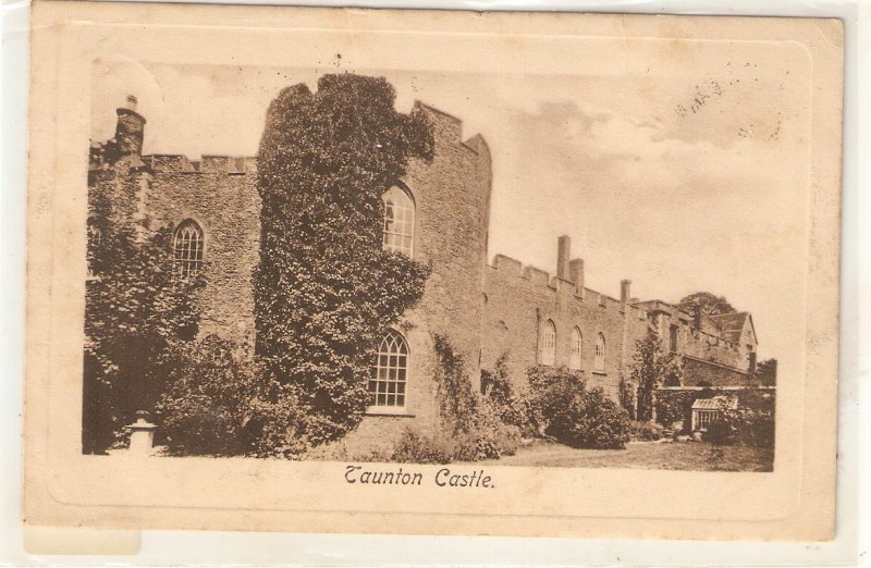 Taunton Castle. Tuck Plate-marked Sepis Ser. PC # 2651