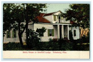 c1905 Shirly House or Wexford Lodge Vicksburg Mississippi MS Postcard 