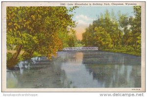 Wyoming Cheyenne Lake Minnehaha In Holliday Park 1942