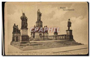 Old Postcard Worms Luther Denkmal