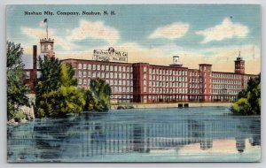 Mashua NH Nashua Mfg Company Blankets Since 1823 Linen Postcard A40