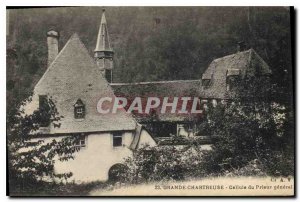 Old Postcard Grande Chartreuse Cell of the Prior General