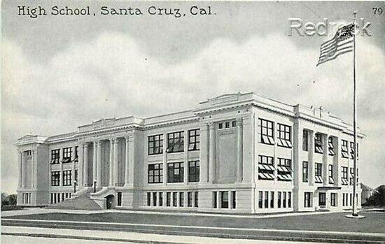CA, Santa Cruz, California, High School, Pacific Novelty No. 79