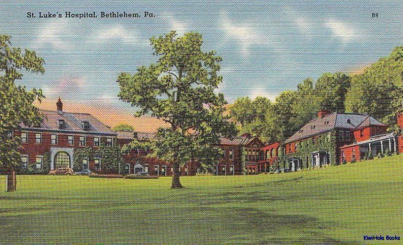 Postcard St Luke's Hospital Bethlehem PA