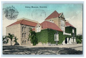 1909 Bishop Museum Building Honolulu Hawaii HI Posted Antique Postcard