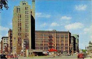 Syracuse NY Street View Old Cars Postcard