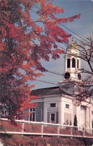 Cape Cod Massachusetts~Barnstable~Roadside Church~1950s Postcard