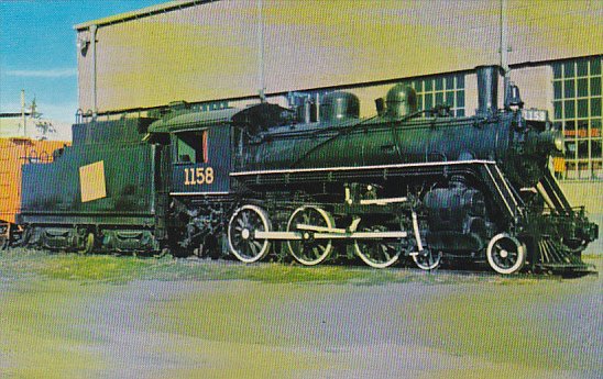 Canadian National Railway Old 1158 Locomotive