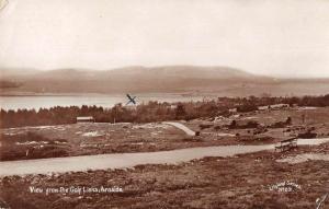 Arnside England View from the Golf Links Real Photo Antique Postcard J75187