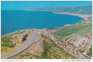 Canada Road Descending MacKenzie Mountain On Cabot Trail Cape Breton Nova Scotia