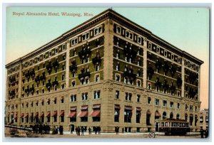 c1905 Royal Alexandra Hotel Winnipeg Manitoba Canada Antique Postcard