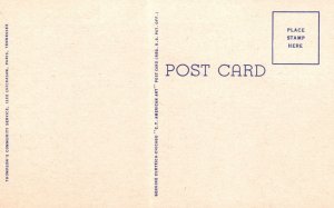 Vintage Postcard 1930's US Post Office Building Humboldt Tennessee TN