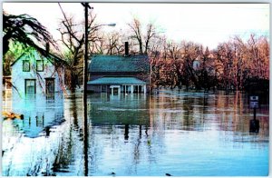 x5 1987 Lewiston-Auburn, ME Great Flood Androscoggin River Photo PC Prints A146