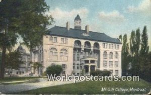 McGill College Montreal Canada 1913 