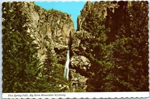 M-70667 The Five Spring Falls Big Horn Mountains Wyoming