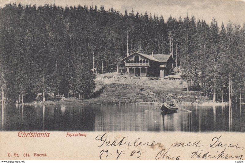 CHRISTIANIA , Norway , 1903 ; Pejsestuen