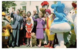 President and Nancy Reagan, Orphan Annie, Ronald McDonald 1982, Easter Egg Hunt