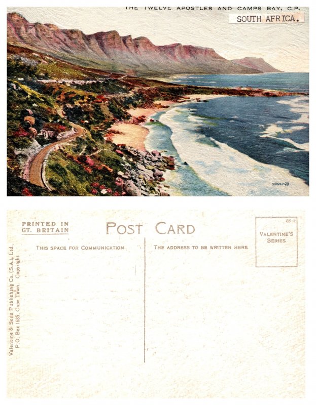 The Twelve Apostles and Camps Bay, C. P. South Africa (7291