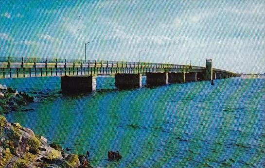 Hampton River Bridge Connecting Salisbury Beach Massachusetts And New Hampshire