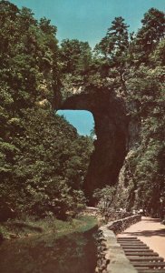 Vintage Postcard Natural Bridge Shenandoah National Park Virginia A. J. Simonpie