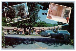 c1950's Parkway Motel & Restaurant Hot Springs National Park Arkansas Postcard