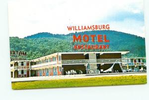 Postcard Kentucky Williamsburg Motel Hotel Mountain Swimming Pool  # 3086A