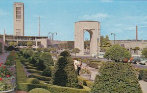 Canada Niagara Falls Oaks Gardens with Clifton Gate Arch & Carillion Tower
